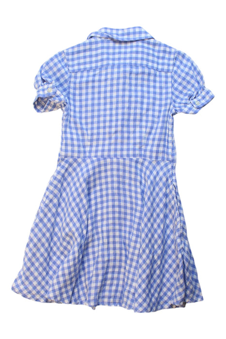 A Blue Short Sleeve Dresses from Polo Ralph Lauren in size 4T for girl. (Back View)