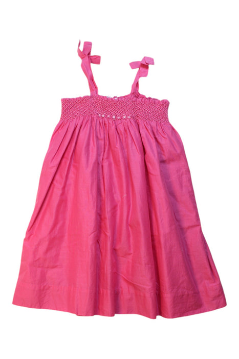 A Pink Sleeveless Dresses from Jacadi in size 3T for girl. (Front View)