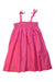 A Pink Sleeveless Dresses from Jacadi in size 3T for girl. (Back View)