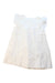 A White Sleeveless Dresses from Bonpoint in size 4T for girl. (Back View)