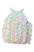 A Multicolour Sleeveless Dresses from Kate Mack in size 4T for girl. (Back View)