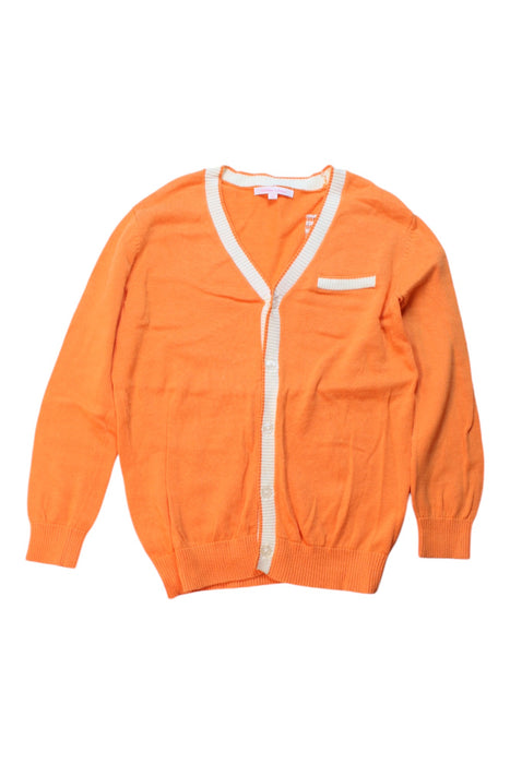 A Orange Cardigans from Nicholas & Bears in size 6T for girl. (Front View)