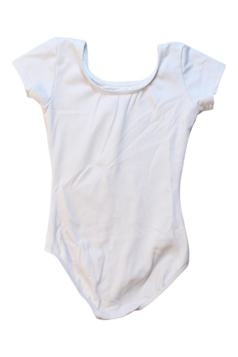 A White Leotards from Capezio in size 6T for girl. (Front View)