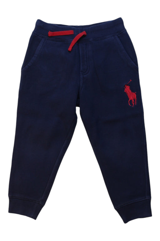 A Navy Sweatpants from Polo Ralph Lauren in size 4T for boy. (Front View)