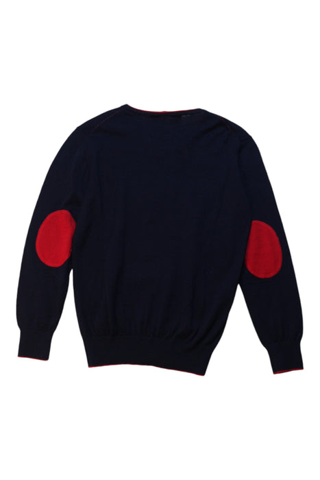 A Navy Knit Sweaters from Carolina Herrera in size 6T for boy. (Back View)