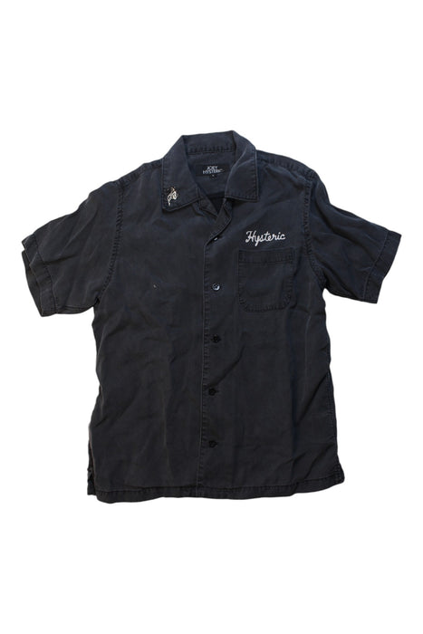 A Black Short Sleeve Shirts from Joey Hysteric in size 8Y for boy. (Front View)