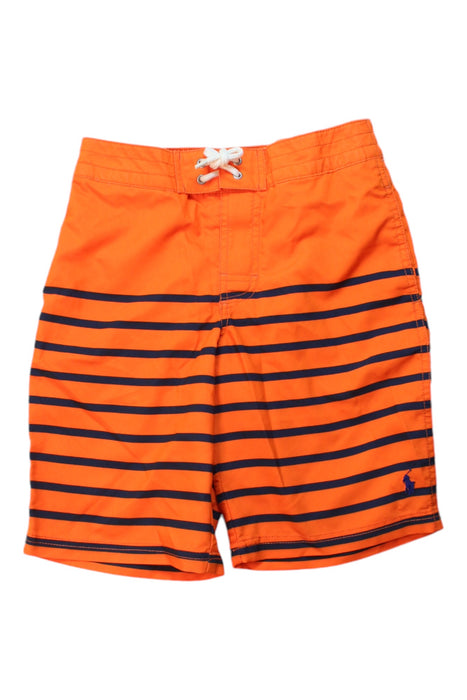 A Orange Swim Shorts from Polo Ralph Lauren in size 8Y for boy. (Front View)