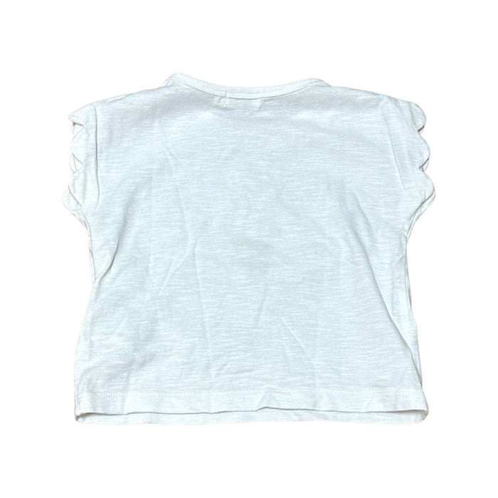 A White Short Sleeve T Shirts from BEAMS in size 18-24M for girl. (Back View)