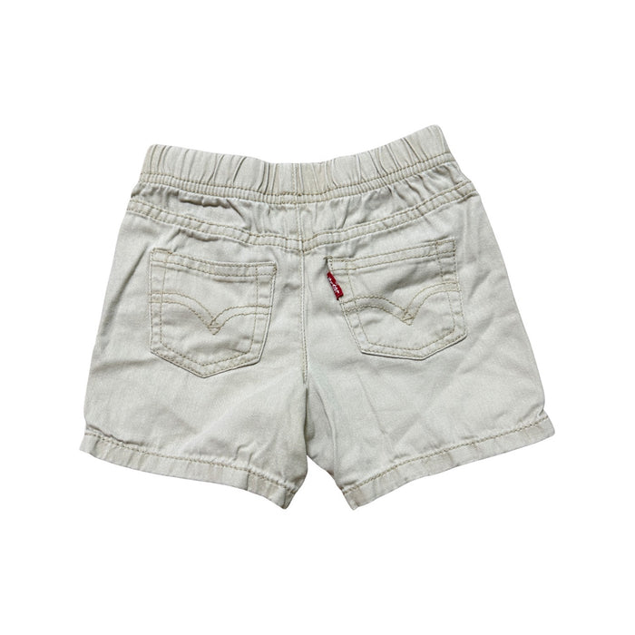 A Beige Shorts from Levi's in size 12-18M for boy. (Back View)