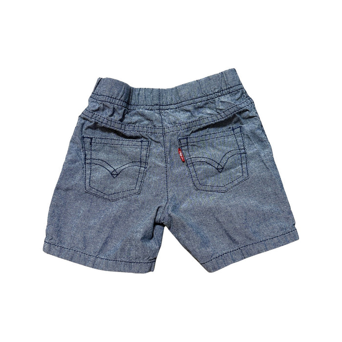 A Grey Shorts from Levi's in size 12-18M for boy. (Back View)