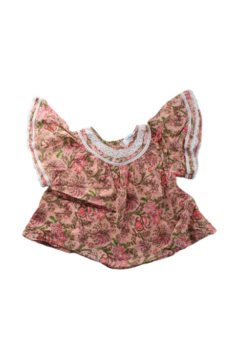 A Multicolour Sleeveless Tops from Louise Misha in size 3T for girl. (Front View)