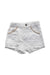 A White Shorts from Michael Kors in size 4T for girl. (Front View)