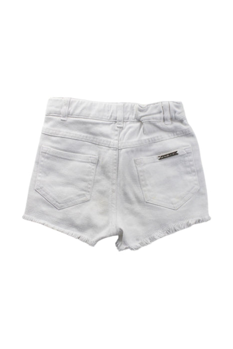 A White Shorts from Michael Kors in size 4T for girl. (Back View)