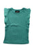 A Green Sleeveless Tops from Monoprix in size 4T for girl. (Front View)