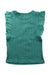 A Green Sleeveless Tops from Monoprix in size 4T for girl. (Back View)