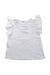 A White Sleeveless Tops from Jacadi in size 4T for girl. (Front View)