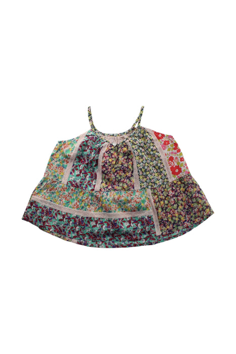 A Multicolour Sleeveless Dresses from Bonpoint in size 4T for girl. (Back View)