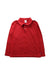 A Red Long Sleeve Polos from City Threads in size 6T for neutral. (Front View)