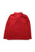 A Red Long Sleeve Polos from City Threads in size 6T for neutral. (Back View)