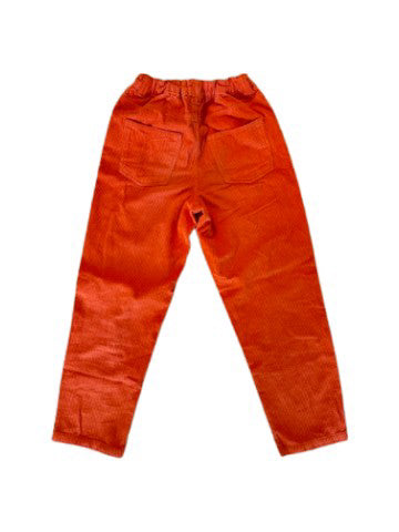 A Orange Casual Pants from Monoprix in size 10Y for neutral. (Back View)
