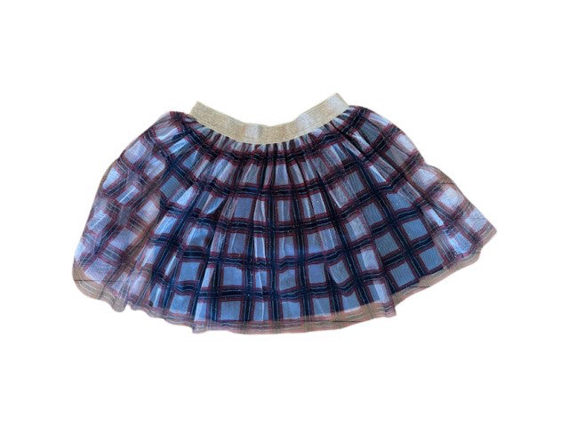 A Multicolour Tulle Skirts from Petit Bateau in size 10Y for girl. (Back View)