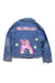 A Blue Lightweight Jackets from Billieblush in size 5T for girl. (Back View)