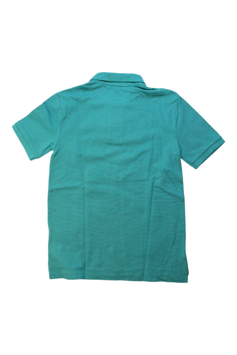 A Teal Short Sleeve Polos from Polo Ralph Lauren in size 12Y for boy. (Back View)