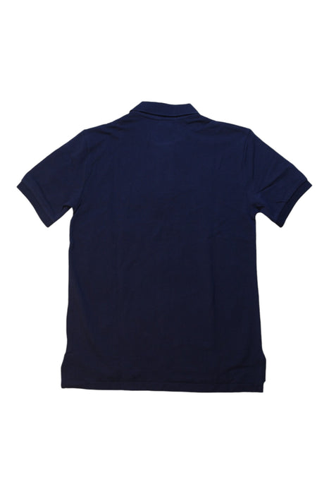 A Navy Short Sleeve Polos from Polo Ralph Lauren in size 12Y for boy. (Back View)