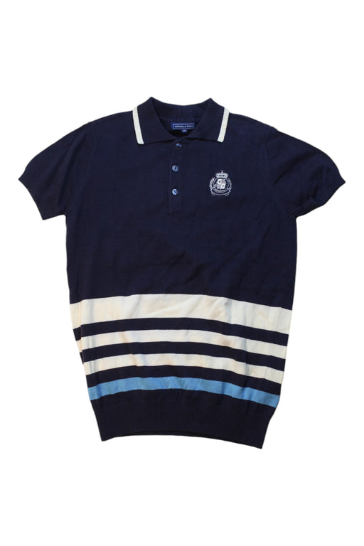 A Navy Short Sleeve Polos from Nicholas & Bears in size 14Y for boy. (Front View)