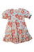 A Multicolour Short Sleeve Dresses from Seed in size 3T for girl. (Back View)