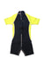 A Black Wetsuits from Goma in size 6T for boy. (Back View)