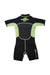 A Black Wetsuits from Aquasport in size 6T for boy. (Back View)