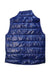 A Blue Outerwear Vests from Moncler in size 4T for boy. (Back View)