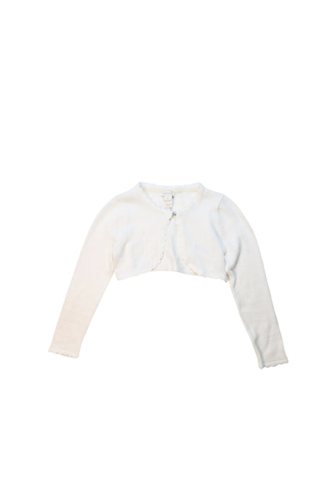 A Ivory Cardigans from Monsoon in size 5T for girl. (Front View)