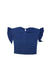 A Blue Short Sleeve Tops from Lee in size 4T for girl. (Back View)