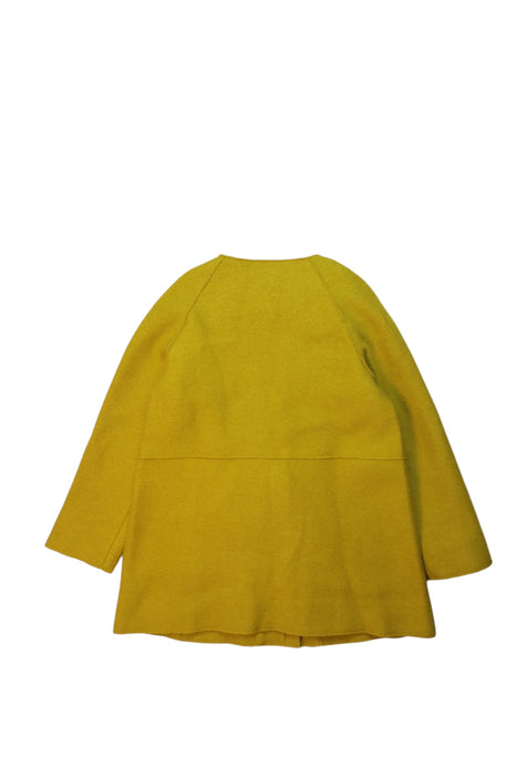 A Yellow Coats from COS in size 6T for girl. (Back View)