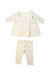 A Ivory Pants Sets from Zhoe & Tobiah in size 3-6M for girl. (Back View)