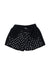 A Black Shorts from Dior in size 6-12M for girl. (Front View)