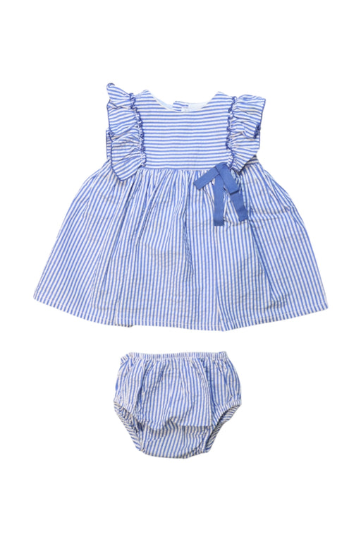 A Blue Dress Sets from Fina Ejerique in size 6-12M for girl. (Front View)