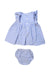 A Blue Dress Sets from Fina Ejerique in size 6-12M for girl. (Back View)