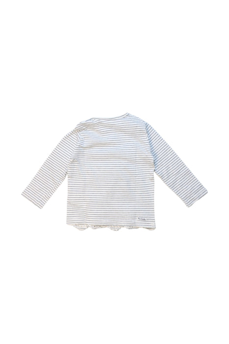 A White Long Sleeve Tops from Tom Tailor in size 3-6M for girl. (Back View)