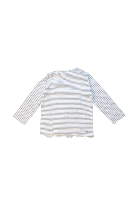 A White Long Sleeve Tops from Tom Tailor in size 3-6M for girl. (Back View)