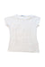 A White Short Sleeve T Shirts from Mayoral in size 3T for girl. (Front View)