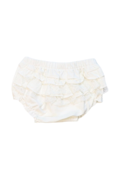 A White Bloomers from Mayoral in size 3-6M for girl. (Back View)