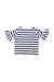 A Navy Short Sleeve Tops from Tommy Hilfiger in size 6-12M for girl. (Back View)