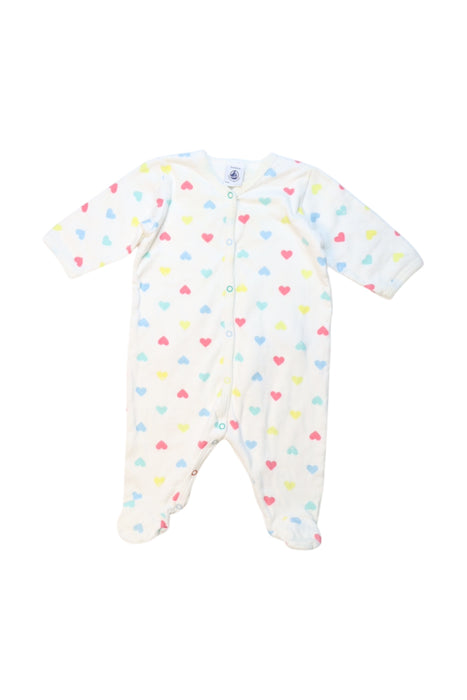 A Multicolour Onesies from Petit Bateau in size 0-3M for girl. (Front View)