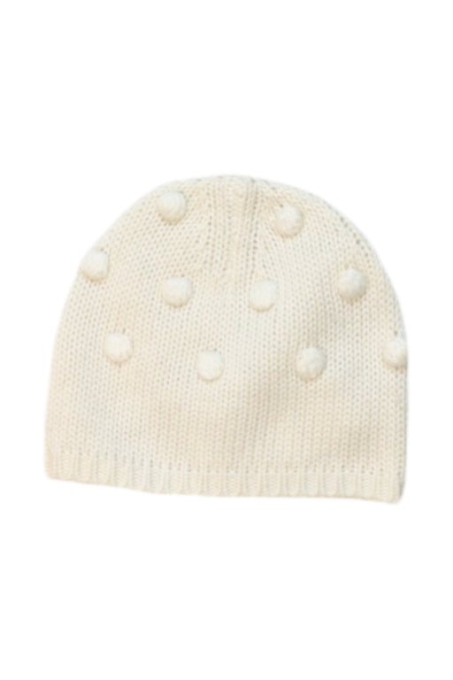 A Ivory Beanies from Lili Gaufrette in size O/S for girl. (Front View)