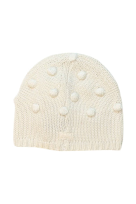 A Ivory Beanies from Lili Gaufrette in size O/S for girl. (Back View)