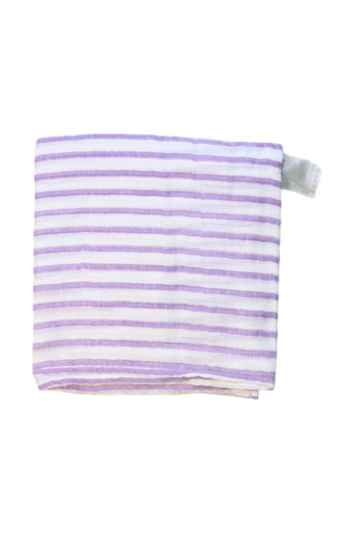 A Purple-White Swaddles from Ideal Baby by Aden + Anais in size O/S for girl. (Front View)