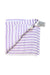 A Purple-White Swaddles from Ideal Baby by Aden + Anais in size O/S for girl. (Back View)